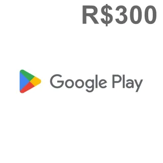 Google Play 300 BRL Gift Code - BRAZIL