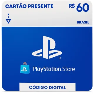 60.00 BRL PlayStation gift card - Brazil