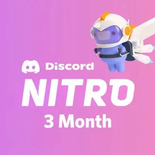 Discord Nitro 3 Months + 2 Boosts