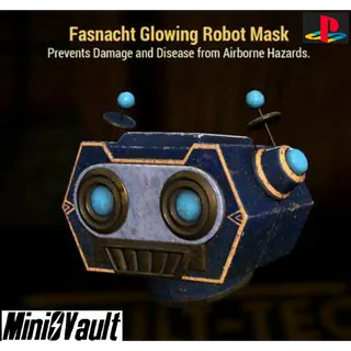 Fasnacht Glowing Robot Mask