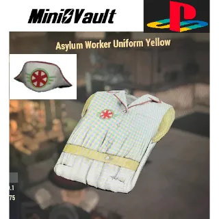 Asylum Worker Uniform Yellow + Hat