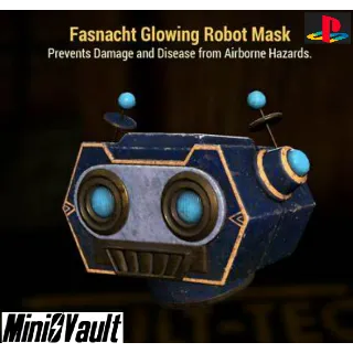 Fasnacht Glowing Robot Mask