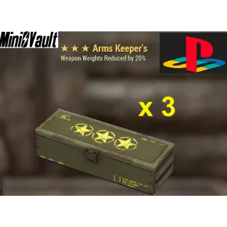 3x ARMS KEEPER'S ★★★ LEGENDARY MOD