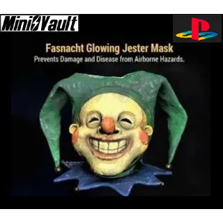 Fasnacht Glowing Jester Mask