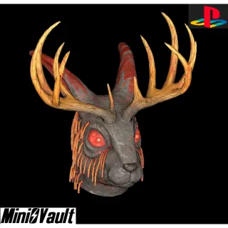 GLOWING JACKALOPE MASK