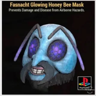 Fasnacht Glowing Honey Bee Mask