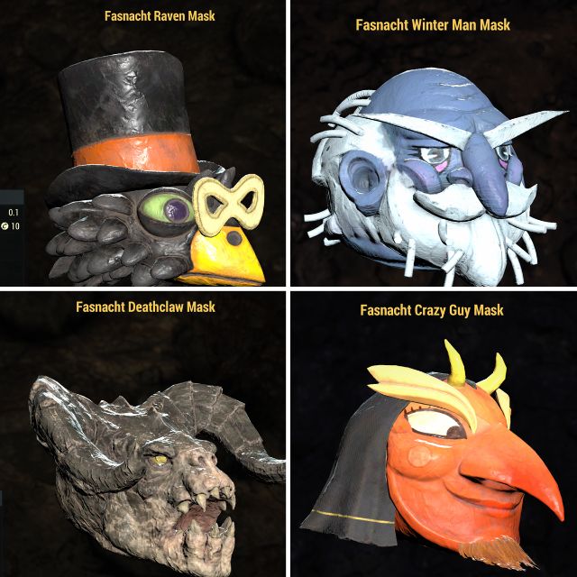 Apparel Four Rare Fasnacht Masks Game Items Gameflip