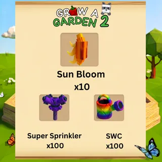 Bundle pack | Sun Bloom x10| Grow a Garden 2 | GAG 2