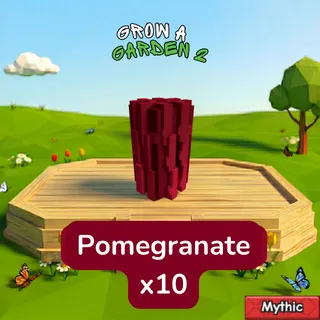 Pomegranate x10 | Pome | Grow a Garden 2 | GAG2
