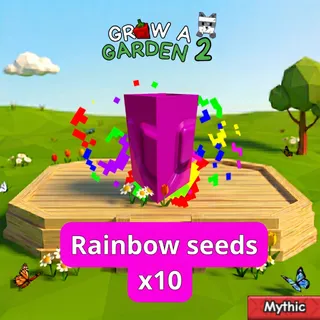 Rainbow Seeds x10 | SWC | Grow a Garden 2 | GAG2