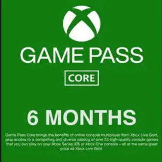 Game Pass Core 6 Months