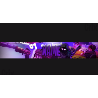 Custom Fortnite Banner Logo For Youtube Or Twitch Other Gameflip