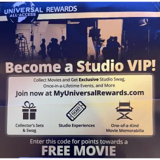 All-Access Universal Rewards (from Nobody 4K UHD 1,200 Points) - hfv