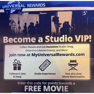 All-Access Universal Rewards (from SUPER MARIO BROS MOVIE 4K UHD - 1,000 Points) - 73y