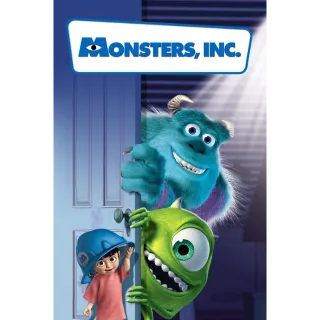 Monsters, Inc. / 4K UHD ON ITUNES (PORTS) / HD ON MOVIES ANYWHERE