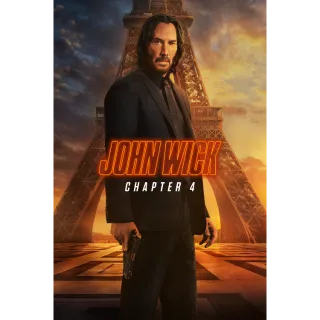 John Wick: Chapters 1-4 Collection / HDX on Vudu 