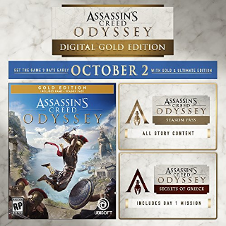 sød smag Bliv såret oversvømmelse PS4 Assassin's Creed Odyssey Gold Edition DIGITAL CODE - PS4 Games -  Gameflip