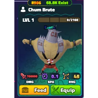 1 #986 Chum Brute 