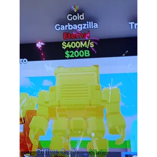 Steal the Brainrot - Gold Garbagzilla