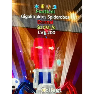 GIGALITRAKTOS SPIDOROBOS FOOTBALL 4 TRAIT FORTNITE STEAL THE BRAINROT