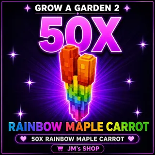 50x Rainbow Carrot
