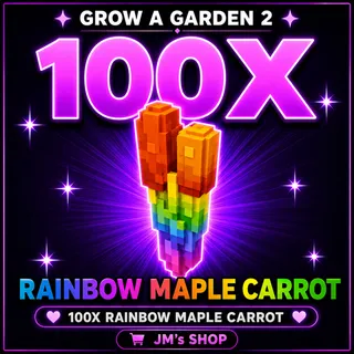 100x Rainbow Carrot