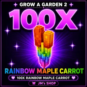 100x Rainbow Carrot