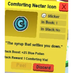 1 RANDOM NECTAR STICKER BSS