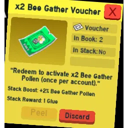 1 2X BEE GATHER VOUCHER BSS
