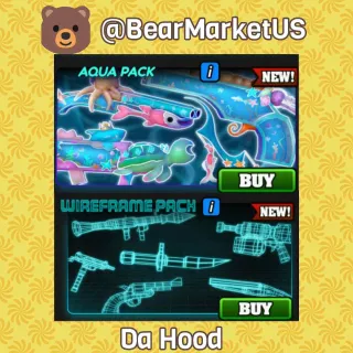 Aqua and Wireframe Pack - Da Hood