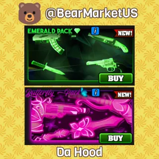 Butterfly & Emerald Pack - Da Hood