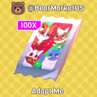 100x Winter 2024 Stickers - Adopt me