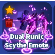 Dual Runic Scythe Emote - Blade Ball