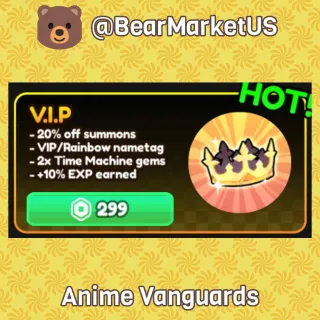 VIP Anime Vanguards (Instant, Code)