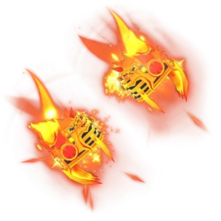 golden gauntlets - Blade Ball