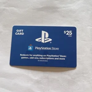 $25.00 PlayStation Store