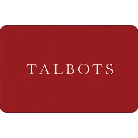 $100.00 USD Talbots Gift Card Pinless