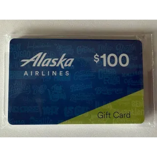 $100 Alaska Airlines Digital E-Gift Card – Auto Delivery & Instant Use ✈️ Best Deals & Discounts