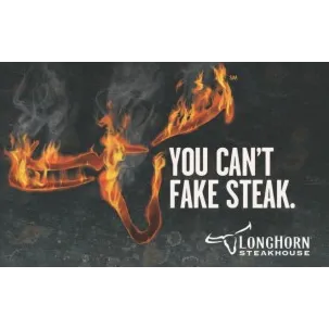 $10.00 USD Longhorn Steakhouse Gift Card 