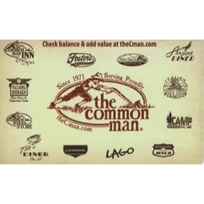 $50.00 USD The Common Man Gift Card