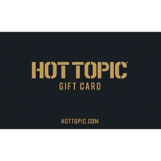 $20.00 USD Hot Topic Gift Card 