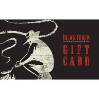 $50.00 USD Black Angus Gift Card