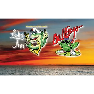 $75.00 USD Bullfrogs Bar & Grill / Lake Inn  Gift Card