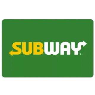 $50.00 USD Subway Gift Card 
