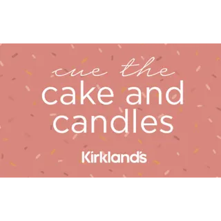 $20.00 USD Kirkland's Gift Card 