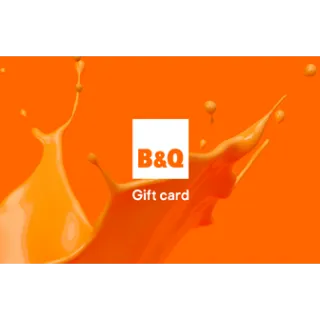 £25.00 GBP B&Q UK Gift Card 