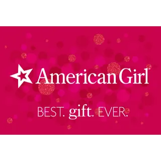 $100.00 USD American Girl Gift Card 