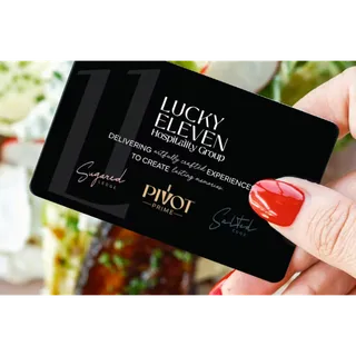 $100.00 USD Lucky Eleven Gift Card