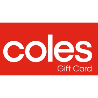 $100.00 AUD Coles Gift Card 