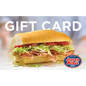 $2.30 USD Jersey Mike's Gift Card
